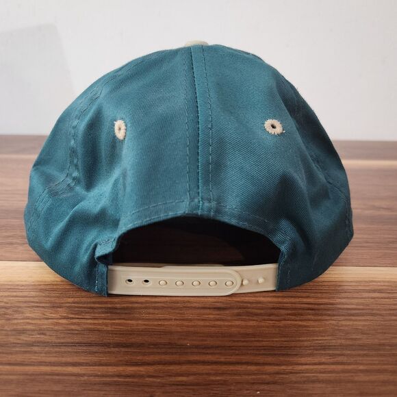 Vintage Taz Looney Tunes 1995 Snapback Hat Trust Me Im A Pro Green Tan Wrench - Picture 4 of 8